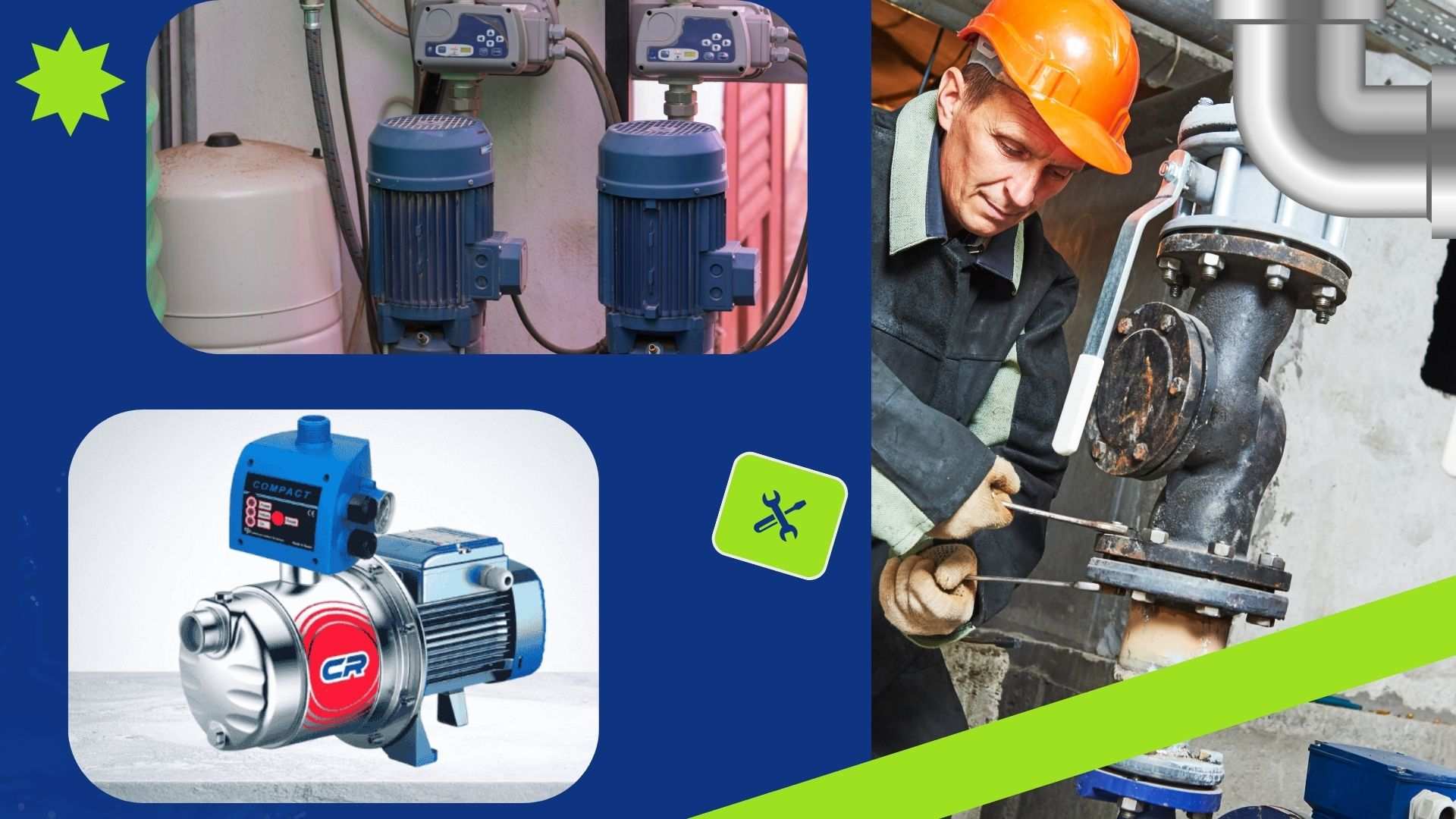 התקנת משאבה ללחץ מים