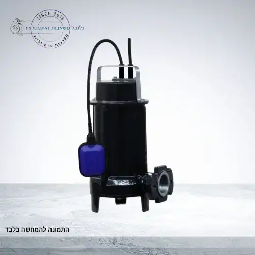 משאבת טבולה טוחנת ZENIT GRS 100/2/G40H A0CM/50 – גריינדר לשאיבת ביוב וביצועים קשים, יציאה 1.1/2 אינץ'