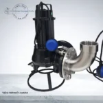 משאבה טבולה לביוב ZENIT DGO 200/2/80 תלת-פאזי – מאוגן 3 אינץ', מעבר 80 מ"מ, 2.0 kW, ספיקה 57.6 מ"ק/שעה