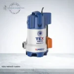 משאבת ניקוז טבולה Pedrollo TEX 3 VORTEX לשפכים ודלוחין – 0.75 כ"ס, עומד 10 מטר, מעבר 30 מ"מ