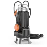 משאבה טבולה לביוב Pedrollo MC 15/45 חד-פאזי – 1.5 כ"ס, גובה הרמה 14 מטר, אימפלר דו-תעלתי, כבל 5 מטר