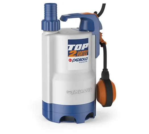 משאבת ניקוז טבולה לדלוחין Pedrollo TOP VORTEX עם מצוף – 0.5 כ"ס, עומד 7 מטר, מעבר 20 מ"מתיאור קצר:משאבת ניקוז טבולה ייחודית תוצרת – תמונה 2