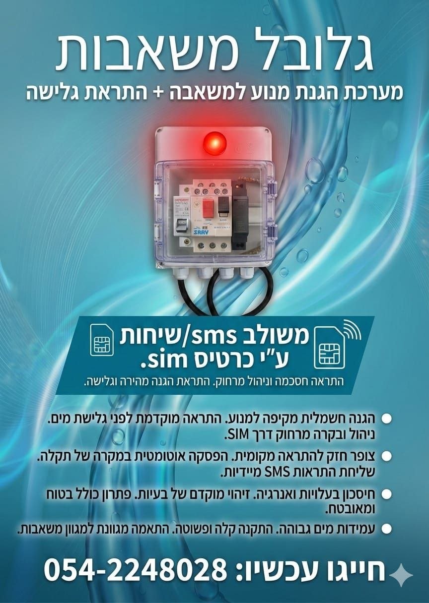 מערכת התראה לפני גלישה – פתרון GSM חכם